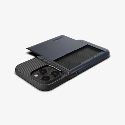 ACS04835 - iPhone 14 Pro Max Case Slim Armor CS in black showing the back
